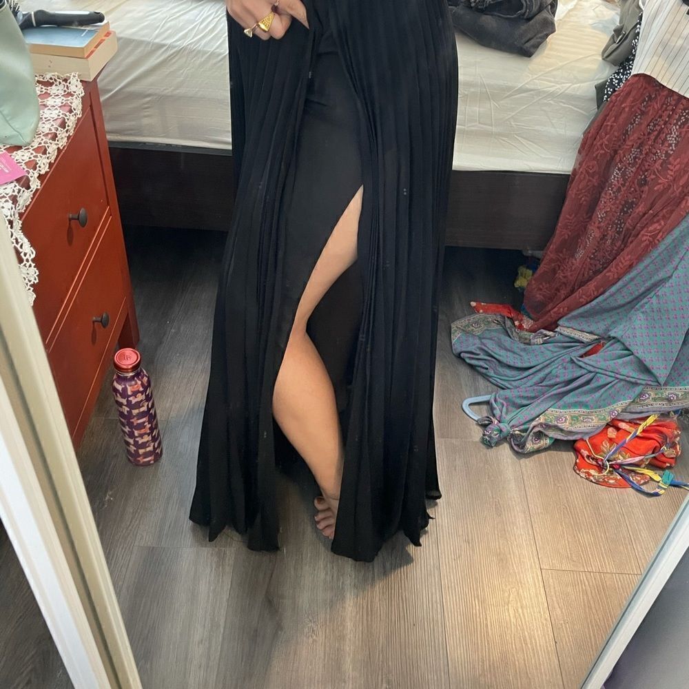 Long black skirt  great quality fabric and brand